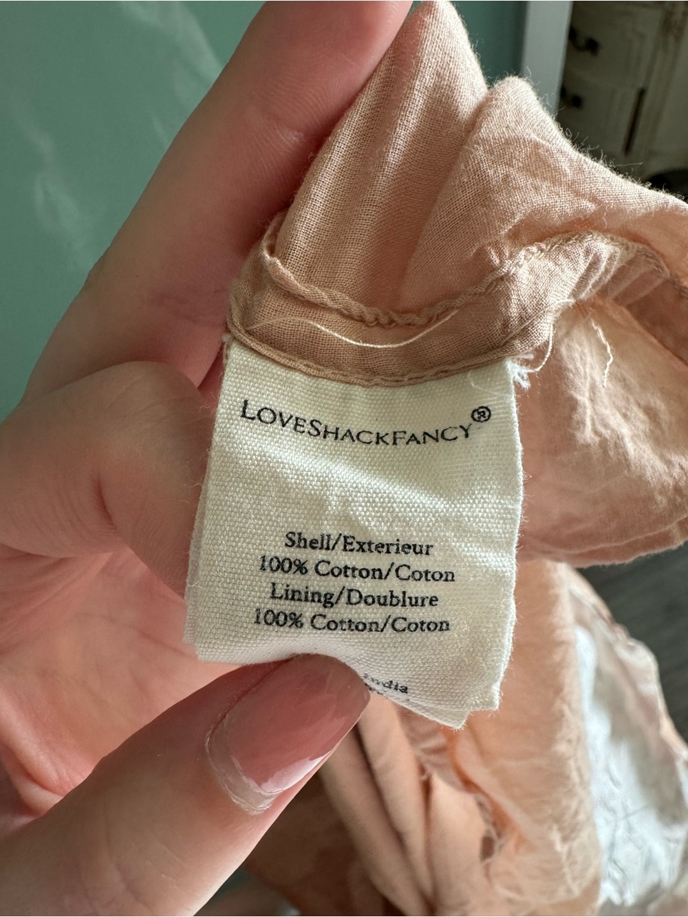 Loveshackfancy Floral Beige Summer Midi Dress - Picture 4 of 4